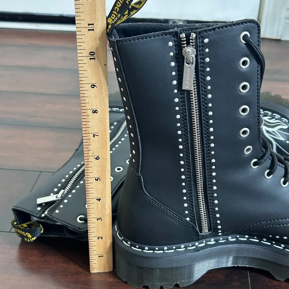 NIB Dr. Martens Jadon Hi Solar Flare Reclaimed Leather Platform Boots Men's 12